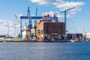 MV shipyards, shipbuilding, Warnemünde, Mecklenburg-West Pomerania, Germany MV shipyards, shipbuilding, Warnemünde, Mecklenburg-West Pomerania, Germany